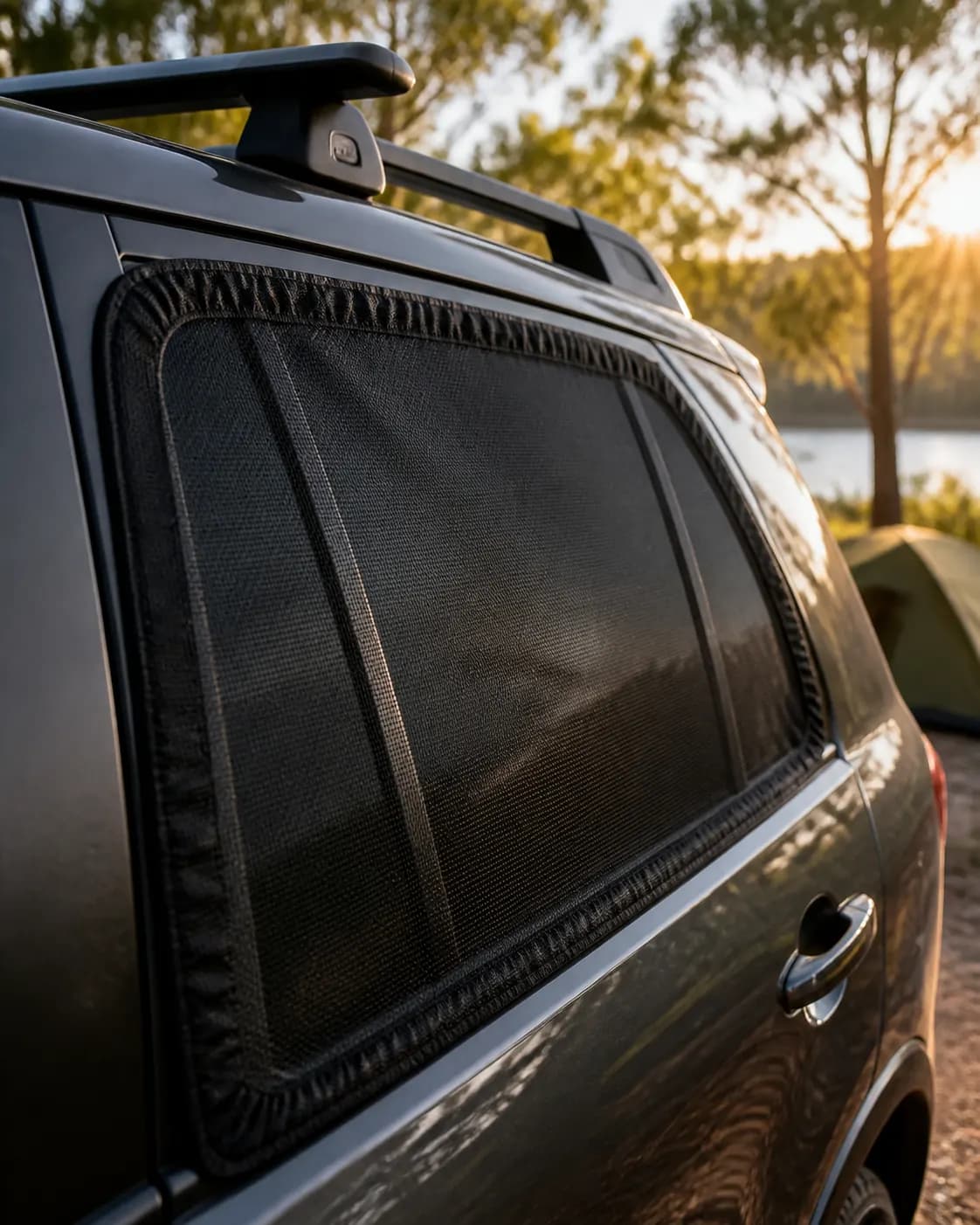 Slip-over side window setup
